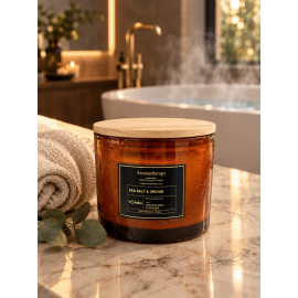 Морская соль и орхидея, соевая ароматическая свеча, 350 ml